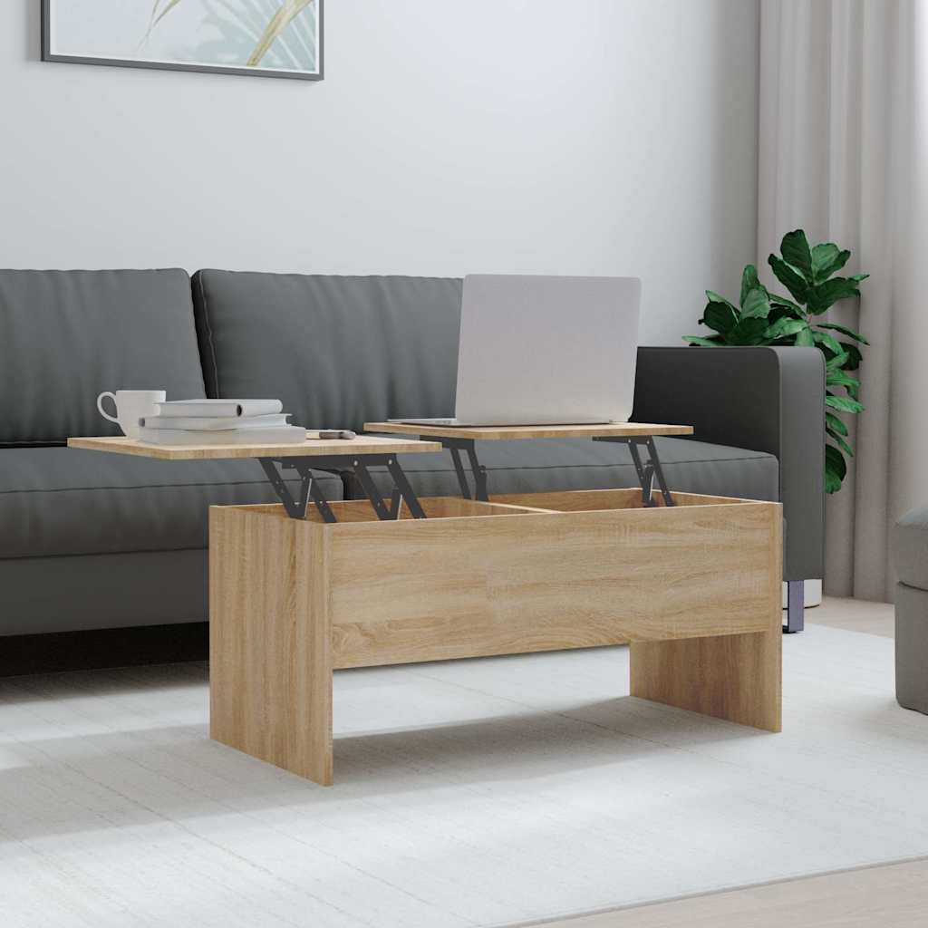 vidaXL Coffee Table 102x50.5x46.5 cm Engineered Wood