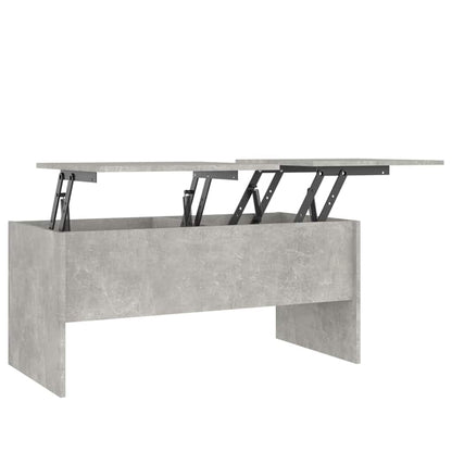 vidaXL Coffee Table | Concrete grey | Engineered wood | Medium 2