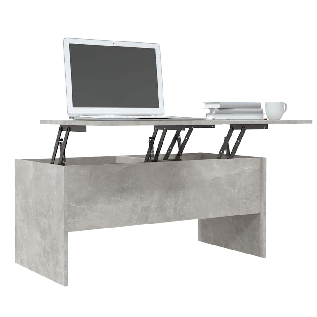 vidaXL Coffee Table | Concrete grey | Engineered wood | Medium 4