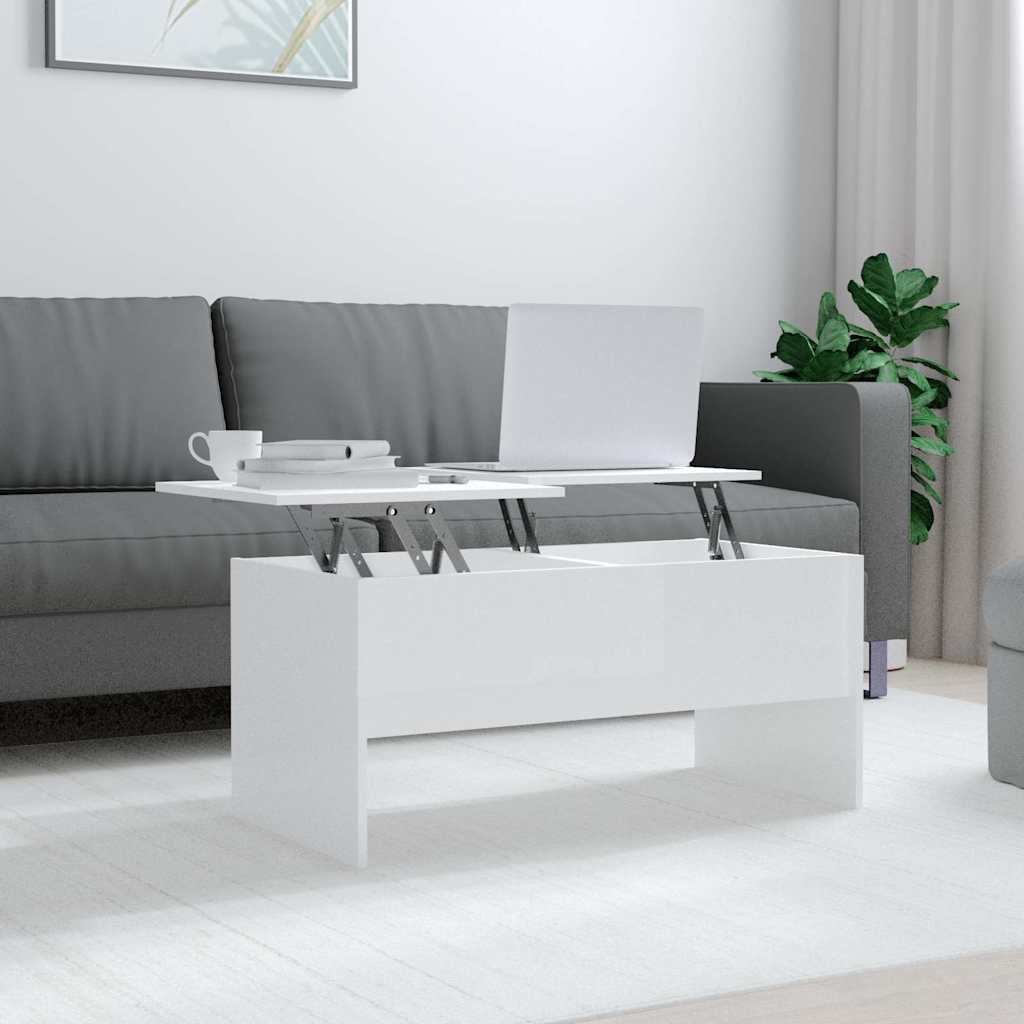 vidaXL Coffee Table 102x50.5x46.5 cm Engineered Wood