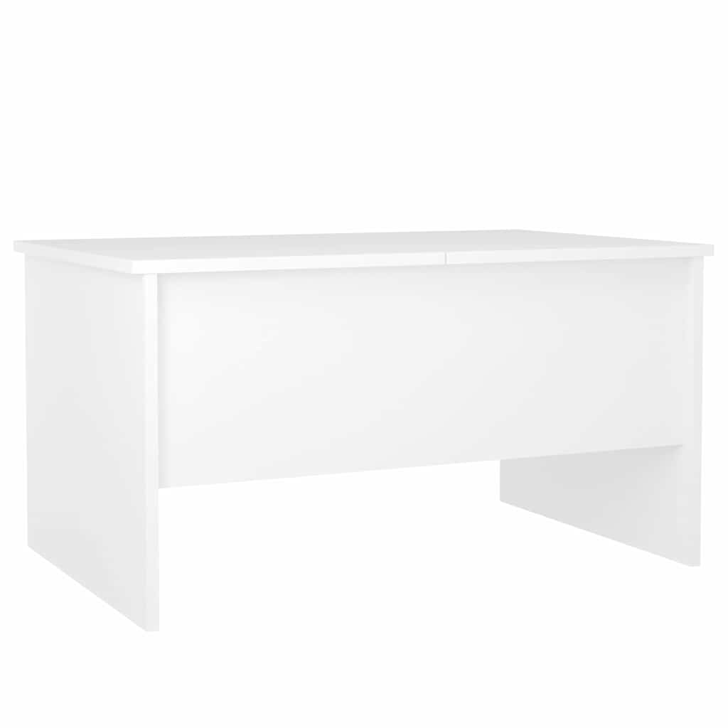 vidaXL Coffee Table | White | Engineered wood | Medium | Height-Adjustable 5