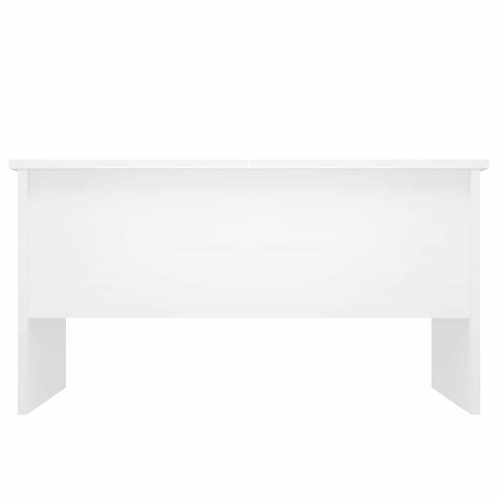vidaXL Coffee Table | White | Engineered wood | Medium | Height-Adjustable 6