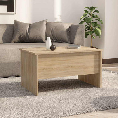 vidaXL Coffee Table | Sonoma Oak | Engineered Wood | Medium | Height-Adjustable 3
