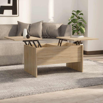 vidaXL Coffee Table | Sonoma Oak | Engineered Wood | Medium | Height-Adjustable 1