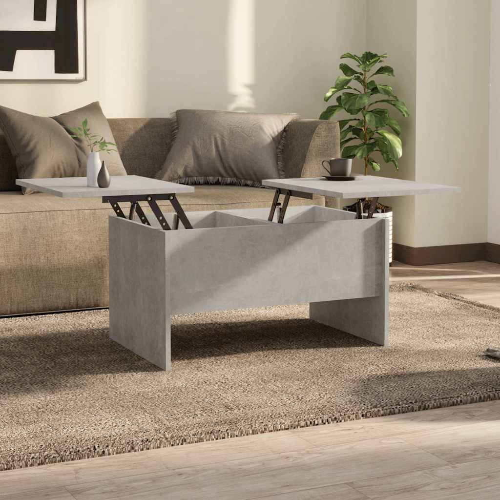 vidaXL Coffee Table | Concrete Grey | Engineered Wood | Medium 1