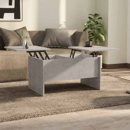 vidaXL Coffee Table | Concrete Grey | Engineered Wood | Medium 1