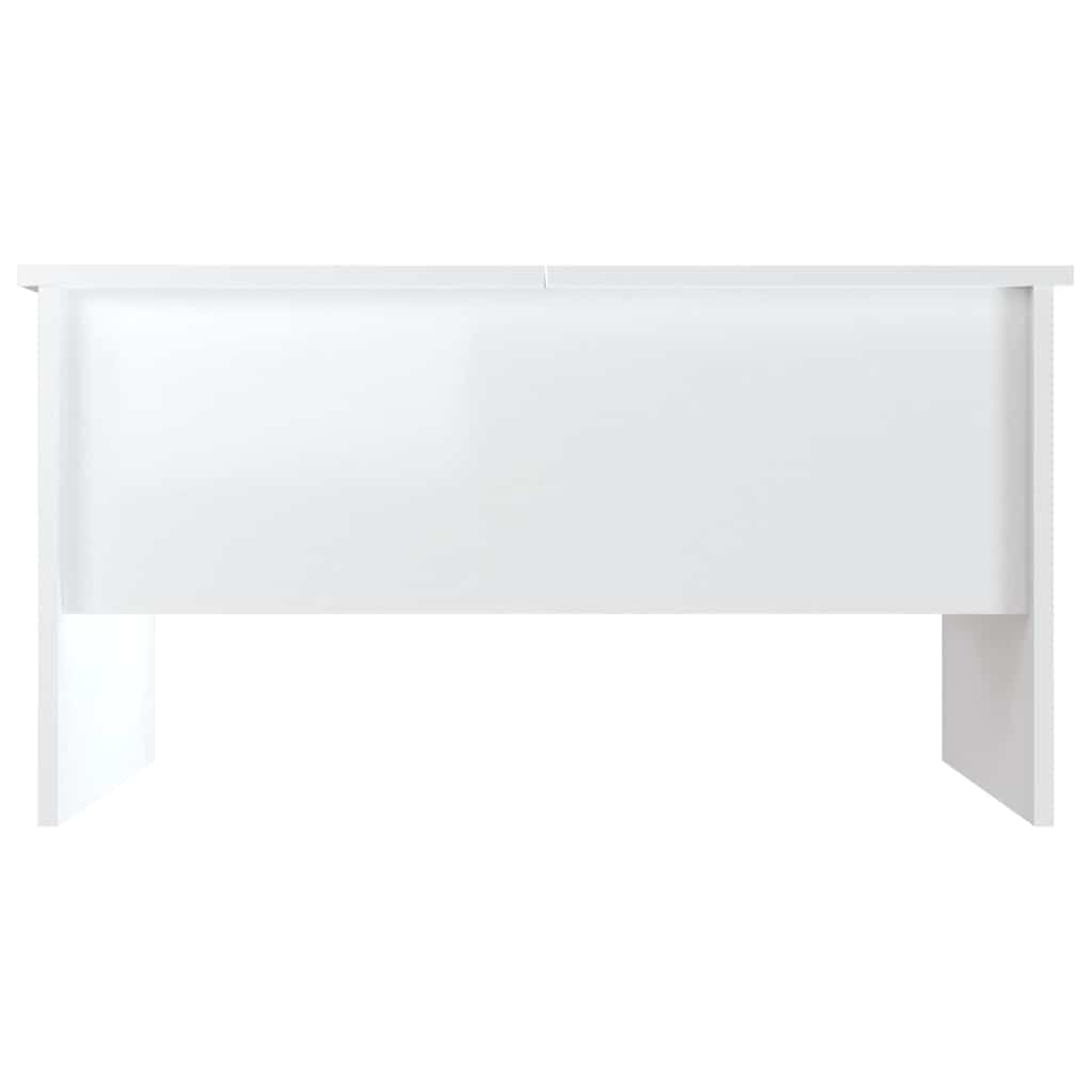 vidaXL Coffee Table | High gloss white | Engineered wood | Medium 6