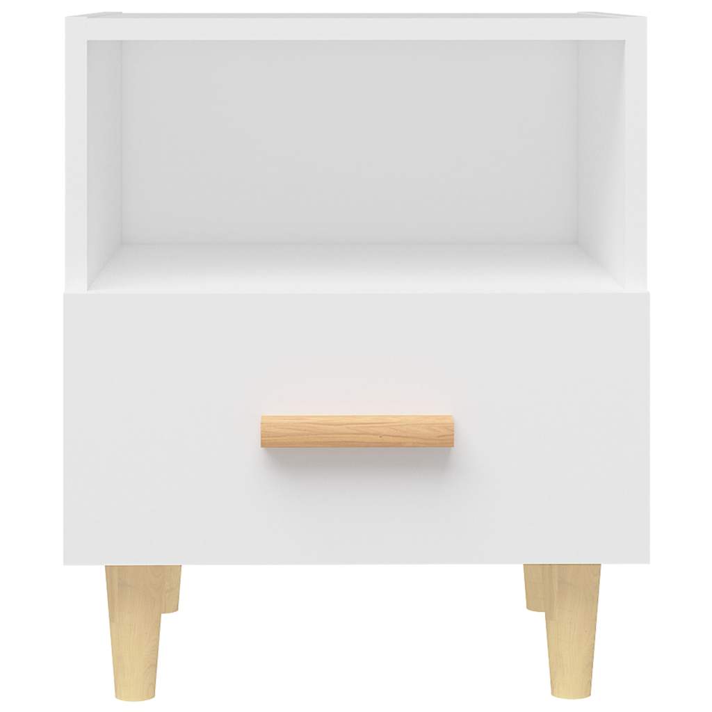 vidaXL Bedside Cabinet | Set of 2 | White 4