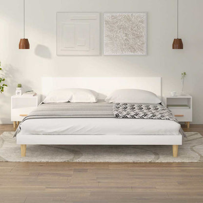 vidaXL Bedside Cabinet | Set of 2 | White 1