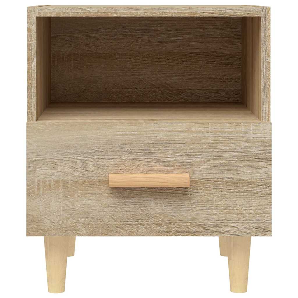 vidaXL Bedside Cabinets 2 pcs Sonoma Oak 40x35x47 cm 4
