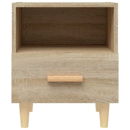 vidaXL Bedside Cabinets 2 pcs Sonoma Oak 40x35x47 cm 4