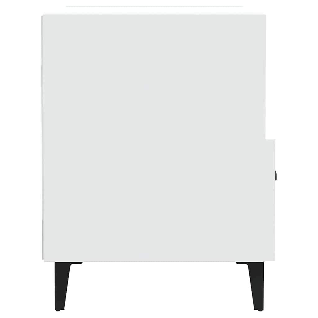 vidaXL Bedside Cabinet | Set of 2 | White | Engineered wood | Standard 5