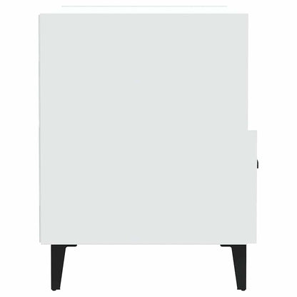 vidaXL Bedside Cabinet | Set of 2 | White | Engineered wood | Standard 5