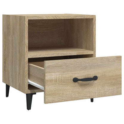 vidaXL Bedside Cabinet | Set of 2 | Sonoma oak | Engineered wood, metal 6