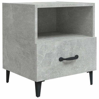 vidaXL Bedside Cabinets 2 pcs Concrete Grey Engineered Wood 3