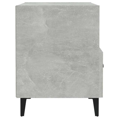 vidaXL Bedside Cabinets 2 pcs Concrete Grey Engineered Wood 5