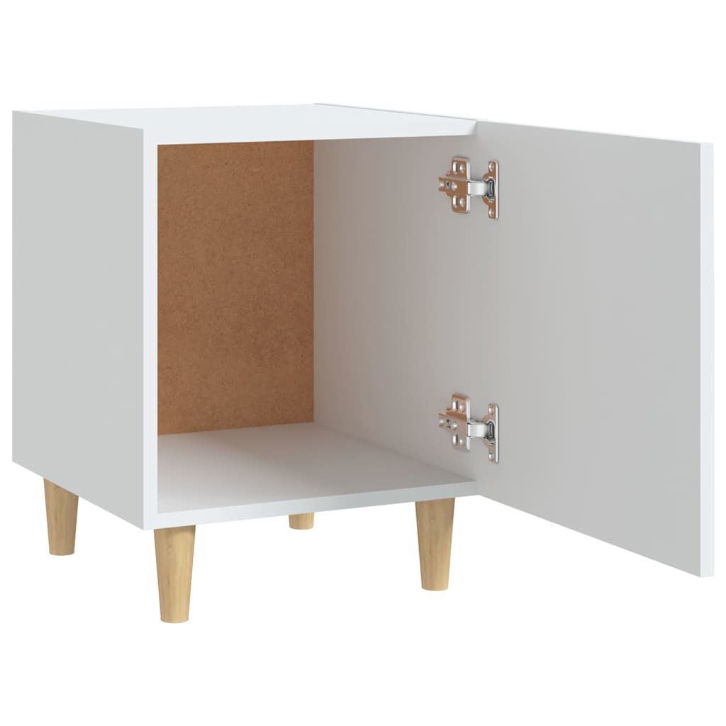 vidaXL Bedside Cabinet |  Set of 2 | White | Engineered wood | Medium 6
