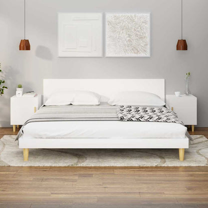 vidaXL Bedside Cabinet |  Set of 2 | White | Engineered wood | Medium 1