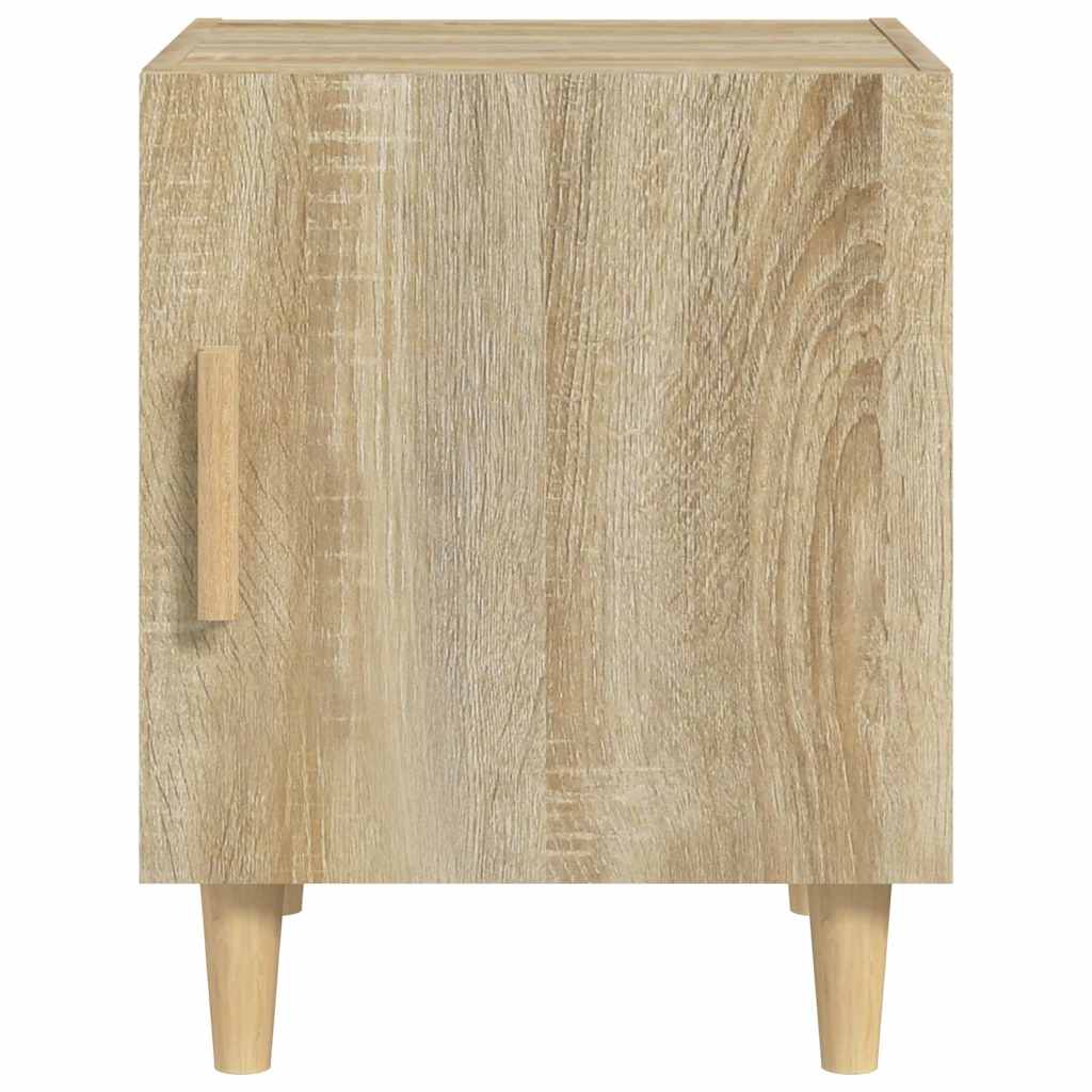 vidaXL Bedside Cabinet | Set of 2 | Sonoma oak | Engineered wood | Standard 4