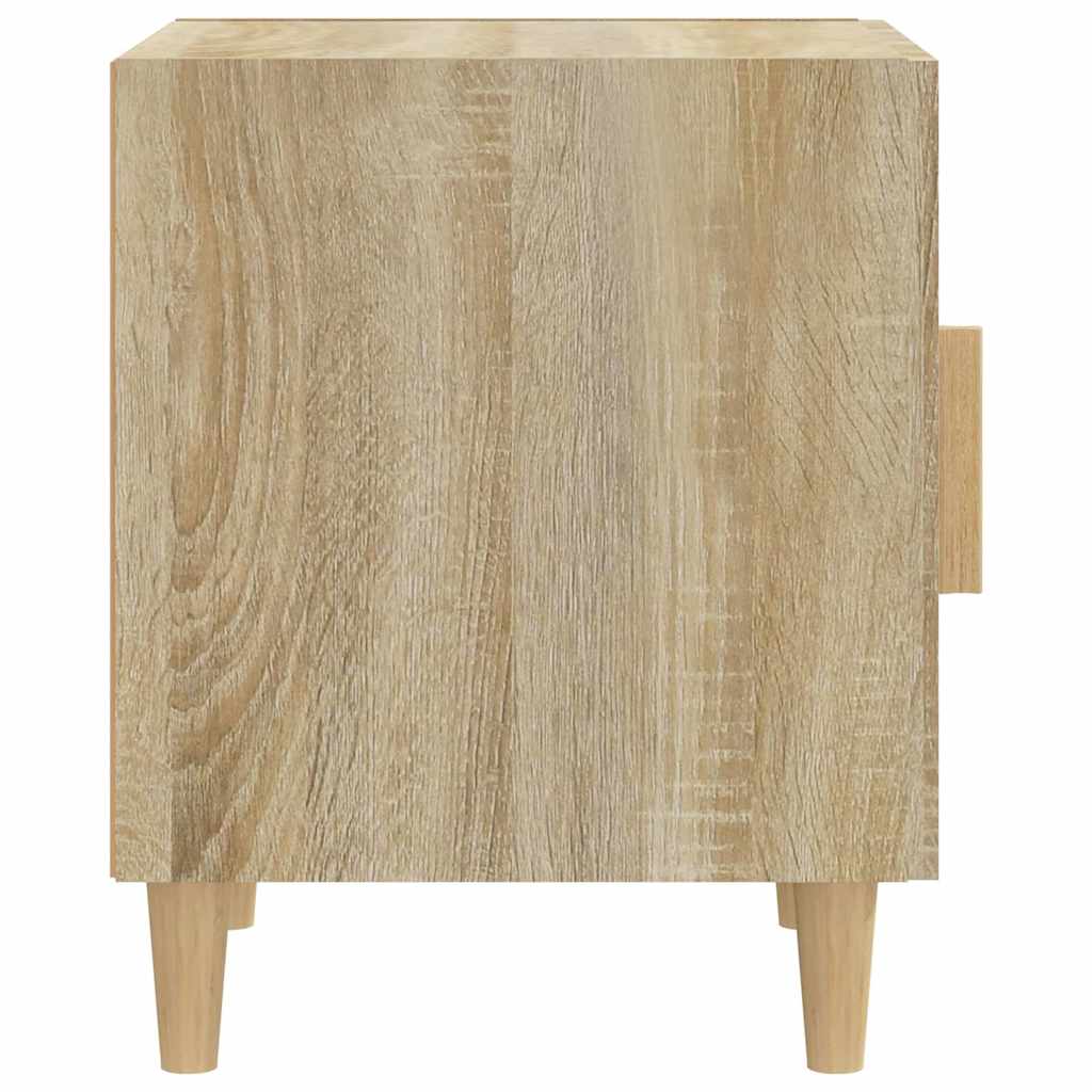 vidaXL Bedside Cabinet | Set of 2 | Sonoma oak | Engineered wood | Standard 5