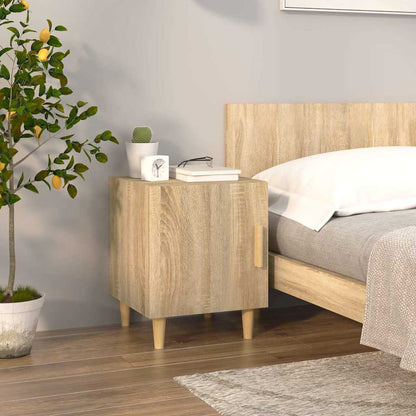 Bedside Cabinet Engineered Wood Sonoma oak