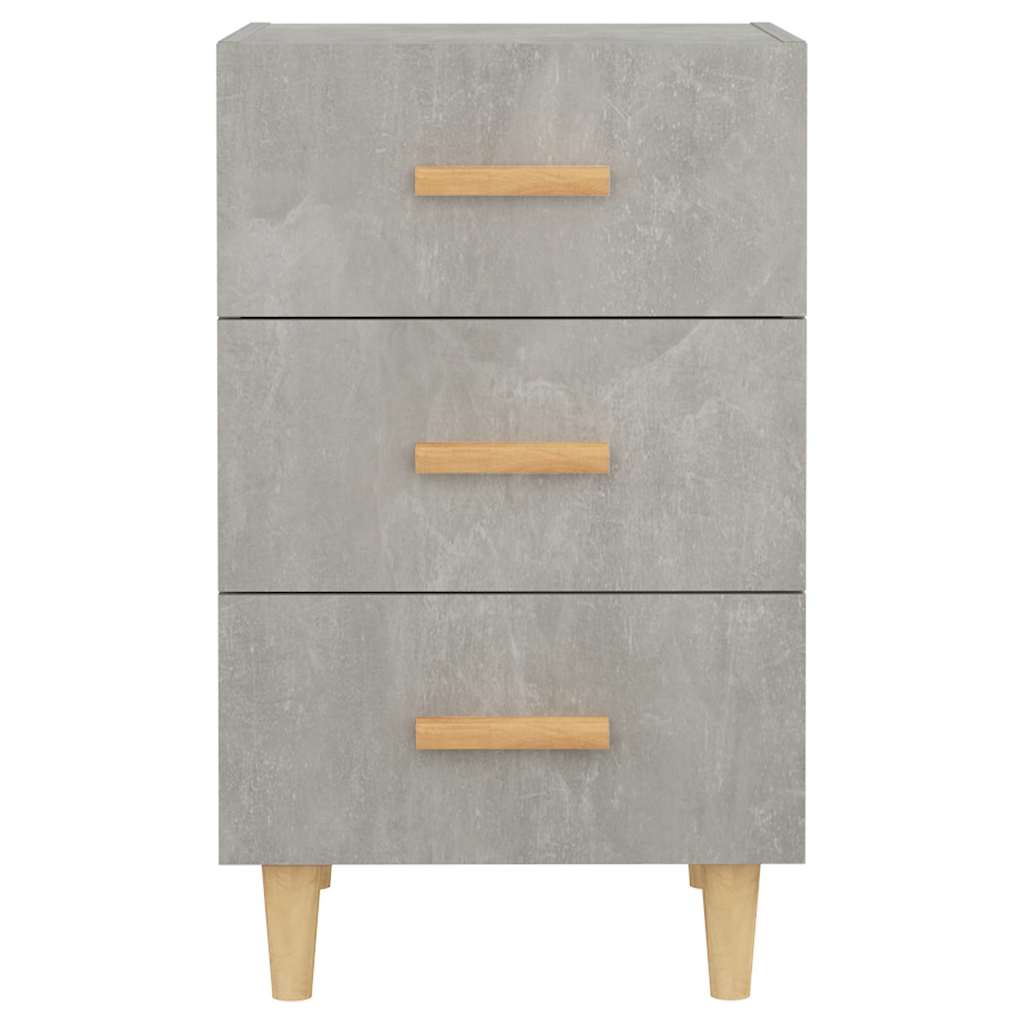 vidaXL Bedside Cabinet | Concrete Grey | Engineered Wood | Medium 4