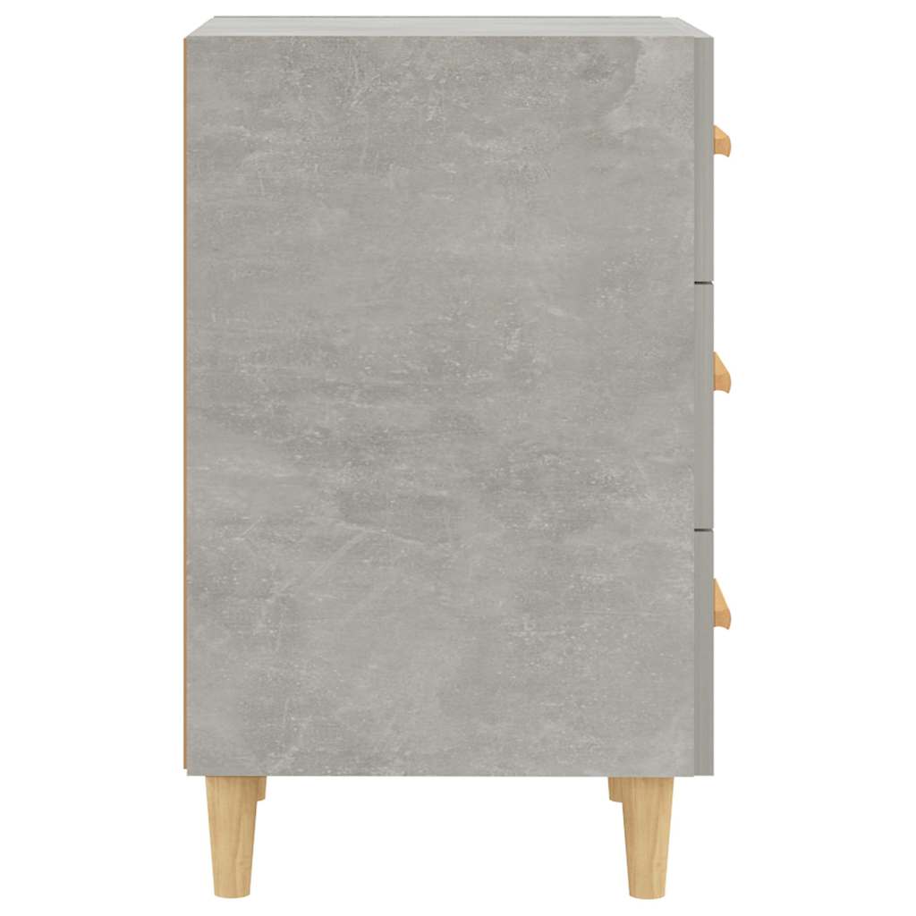 vidaXL Bedside Cabinet | Concrete Grey | Engineered Wood | Medium 5