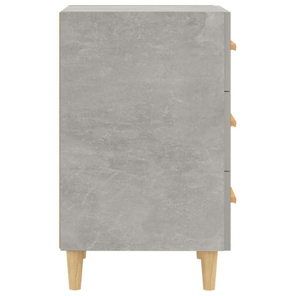 vidaXL Bedside Cabinet | Concrete Grey | Engineered Wood | Medium 5