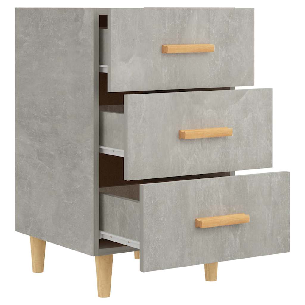 vidaXL Bedside Cabinet | Concrete Grey | Engineered Wood | Medium 6