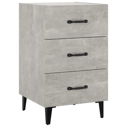 vidaXL Bedside Cabinet | Concrete grey | Engineered wood | Bedside Cabinet 2