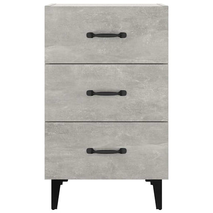 vidaXL Bedside Cabinet | Concrete grey | Engineered wood | Bedside Cabinet 3