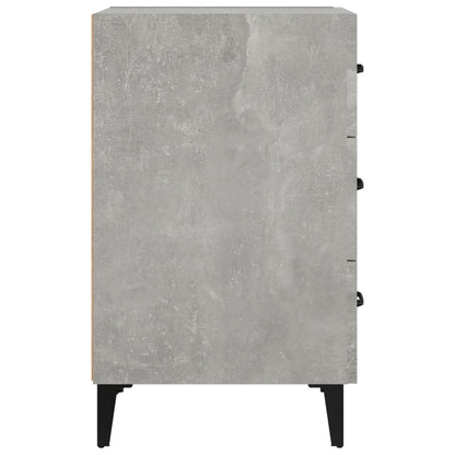 vidaXL Bedside Cabinet | Concrete grey | Engineered wood | Bedside Cabinet 4