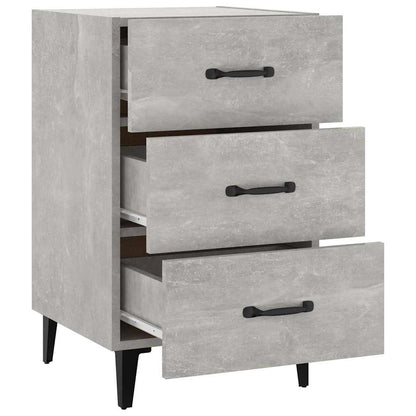 vidaXL Bedside Cabinet | Concrete grey | Engineered wood | Bedside Cabinet 5