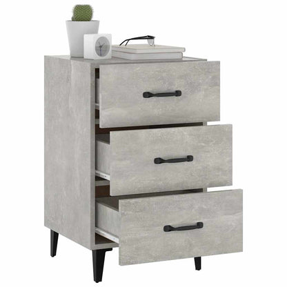 vidaXL Bedside Cabinet | Concrete grey | Engineered wood | Bedside Cabinet 6