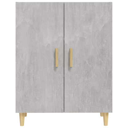 vidaXL Sideboard Concrete Grey 70x34x90 cm Engineered Wood 4