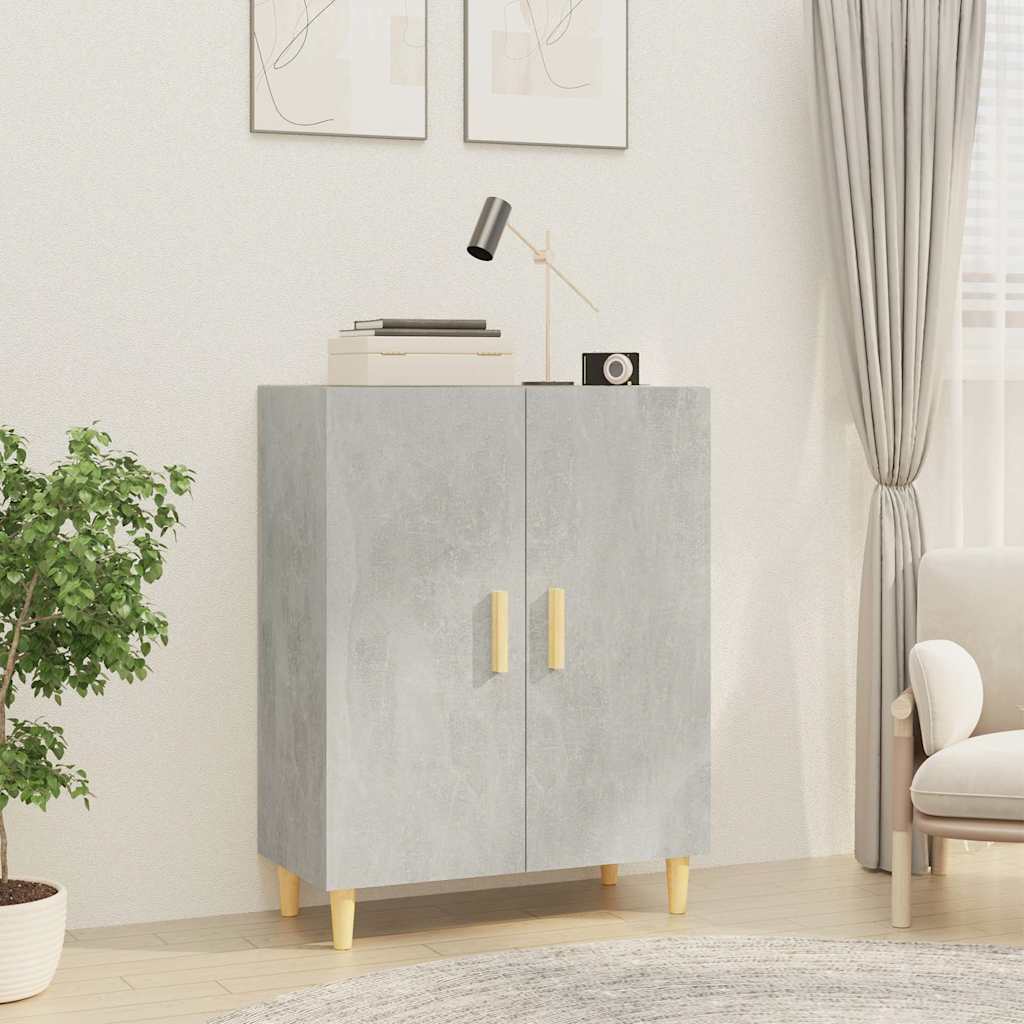 vidaXL Sideboard Concrete Grey 70x34x90 cm Engineered Wood 1