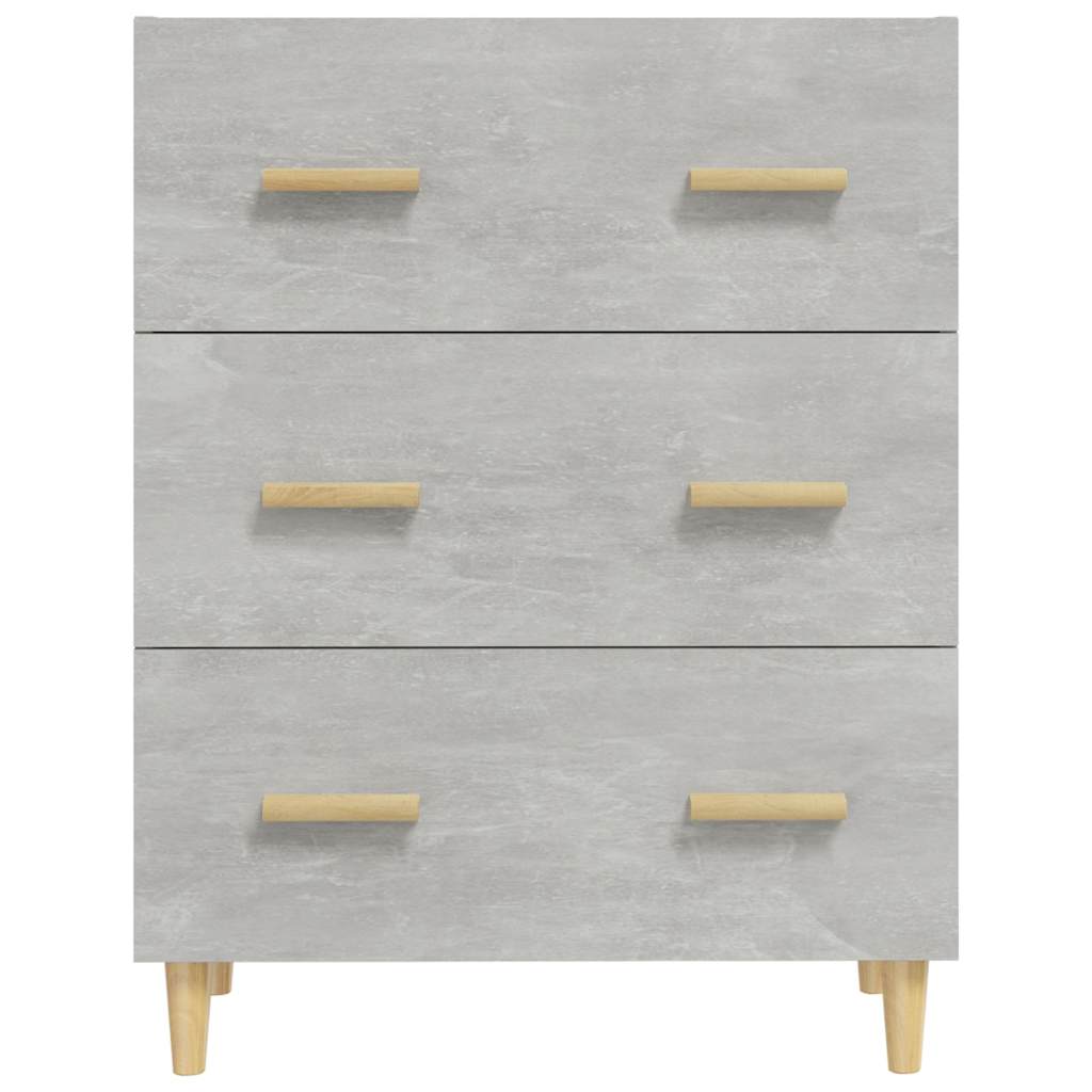 vidaXL Sideboard | Concrete Grey | Engineered Wood | 70x34x90 cm | Sideboard 3