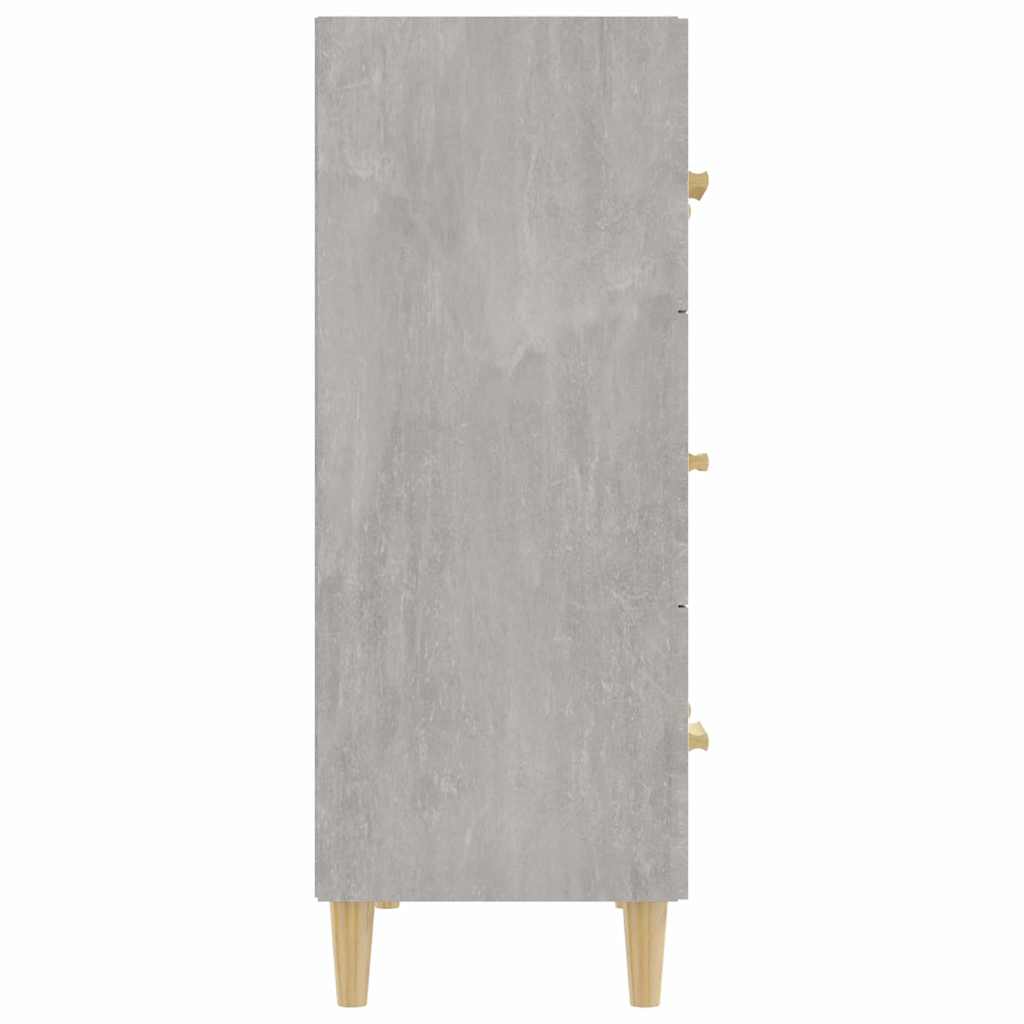 vidaXL Sideboard | Concrete Grey | Engineered Wood | 70x34x90 cm | Sideboard 4
