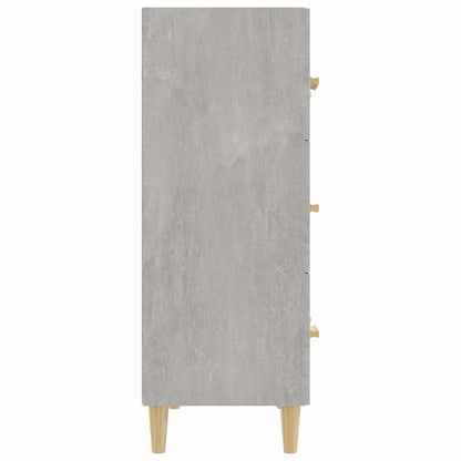 vidaXL Sideboard | Concrete Grey | Engineered Wood | 70x34x90 cm | Sideboard 4