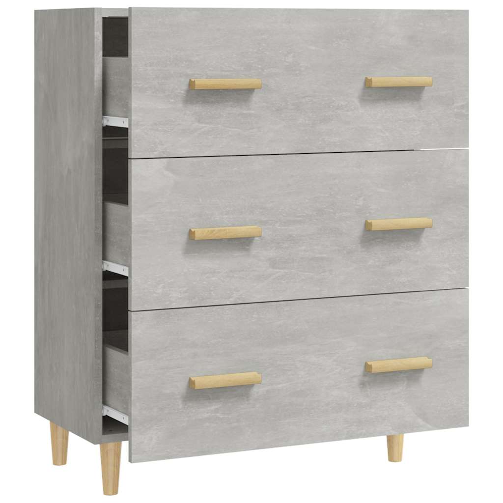 vidaXL Sideboard | Concrete Grey | Engineered Wood | 70x34x90 cm | Sideboard 5