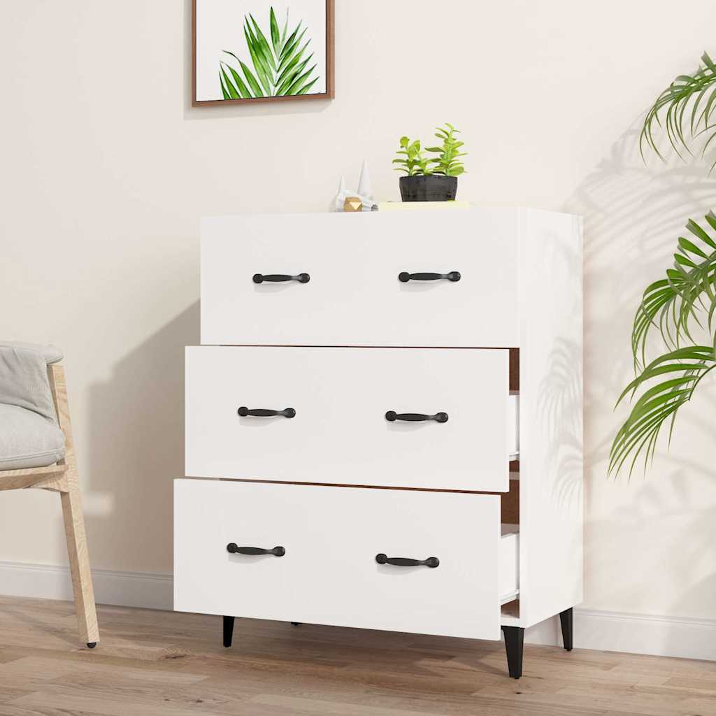 vidaXL Sideboard | White | Engineered wood | Medium | Sideboard | Rectangular 3
