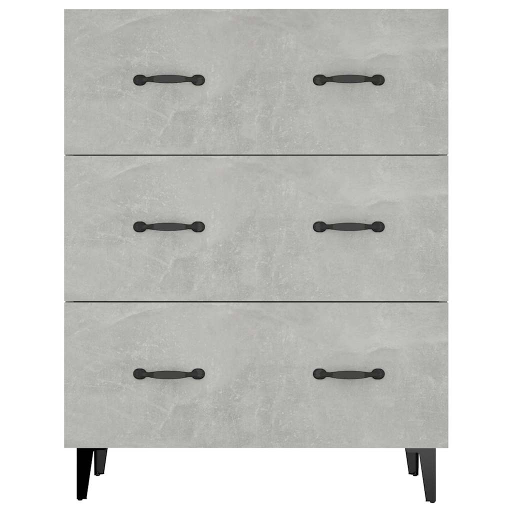 vidaXL Sideboard | Concrete Grey | Engineered Wood | Medium | Sideboard 6