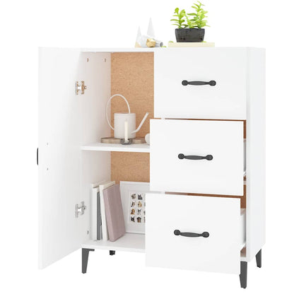 vidaXL Sideboard | White | Engineered wood | Medium | Sideboard | Rectangular 4