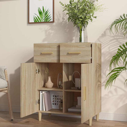 Sideboard 69,5x34x89 cm Engineered Wood Sonoma oak