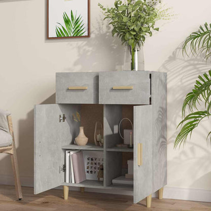 vidaXL Sideboard | Concrete grey | Engineered wood | 69.5 cm x 34 cm x 89 cm 6
