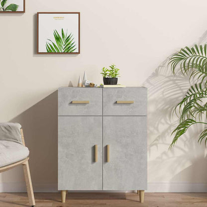vidaXL Sideboard | Concrete grey | Engineered wood | 69.5 cm x 34 cm x 89 cm 1