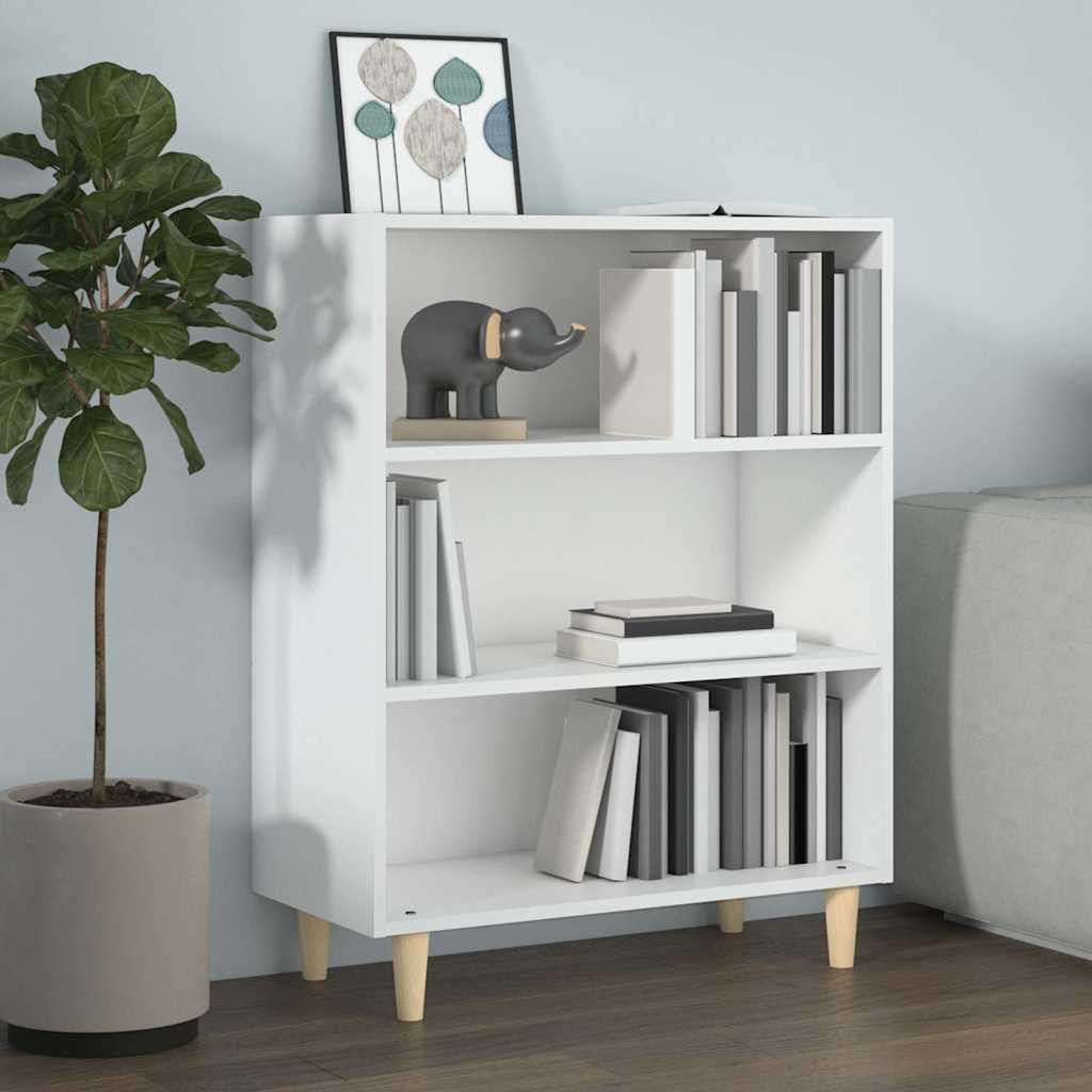 vidaXL Sideboard | White | Engineered wood | 69.5x32.5x90 cm |  Storage 1