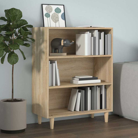 vidaXL Sideboard Sonoma Oak 69,5x32,5x90 cm Engineered Wood 1