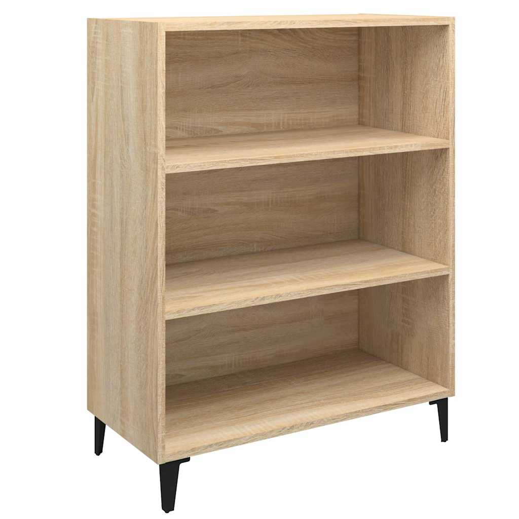 vidaXL Sideboard Sonoma Oak 69.5x32.5x90 cm Engineered Wood 2