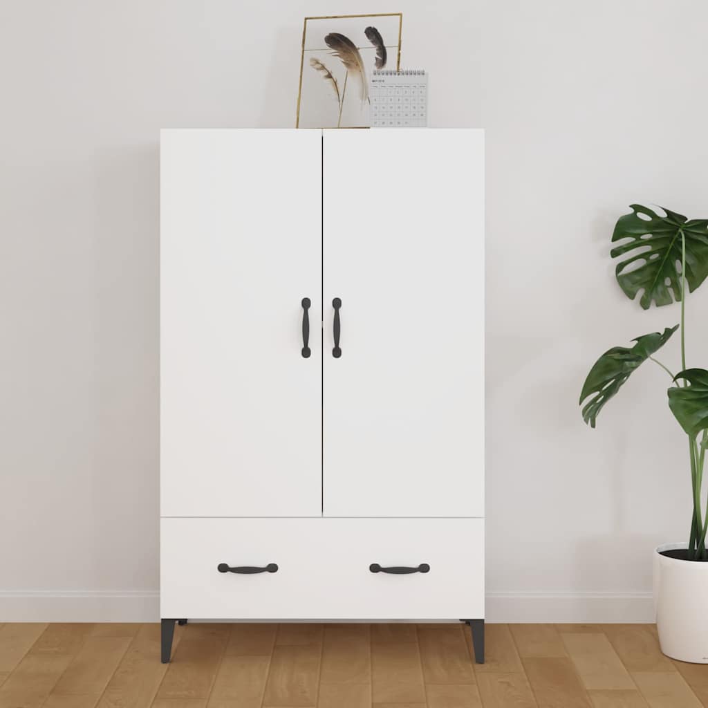 Highboard 70x31x115 cm Engineered Wood White